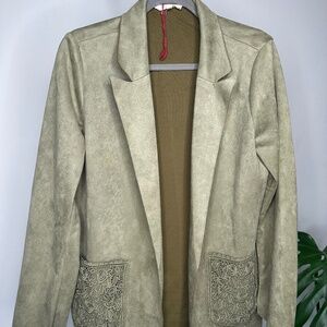 Anthropologie Solitaire Women’s Olive Coat